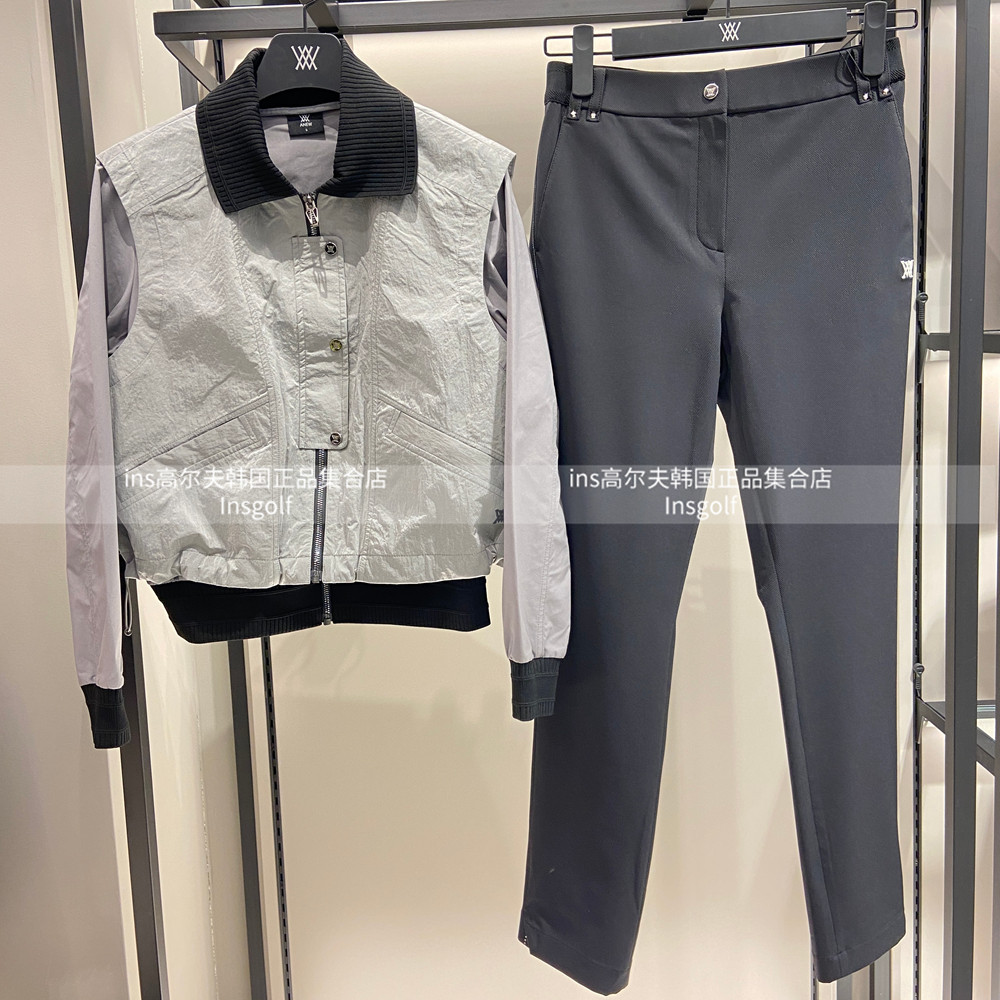 Anew高尔夫服装25春季新款女士翻领夹克外套无袖马甲运动休闲长裤