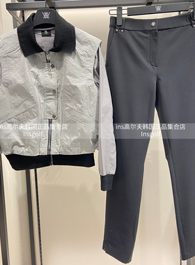 Anew高尔夫服装25春季新款女士翻领夹克外套无袖马甲运动休闲长裤
