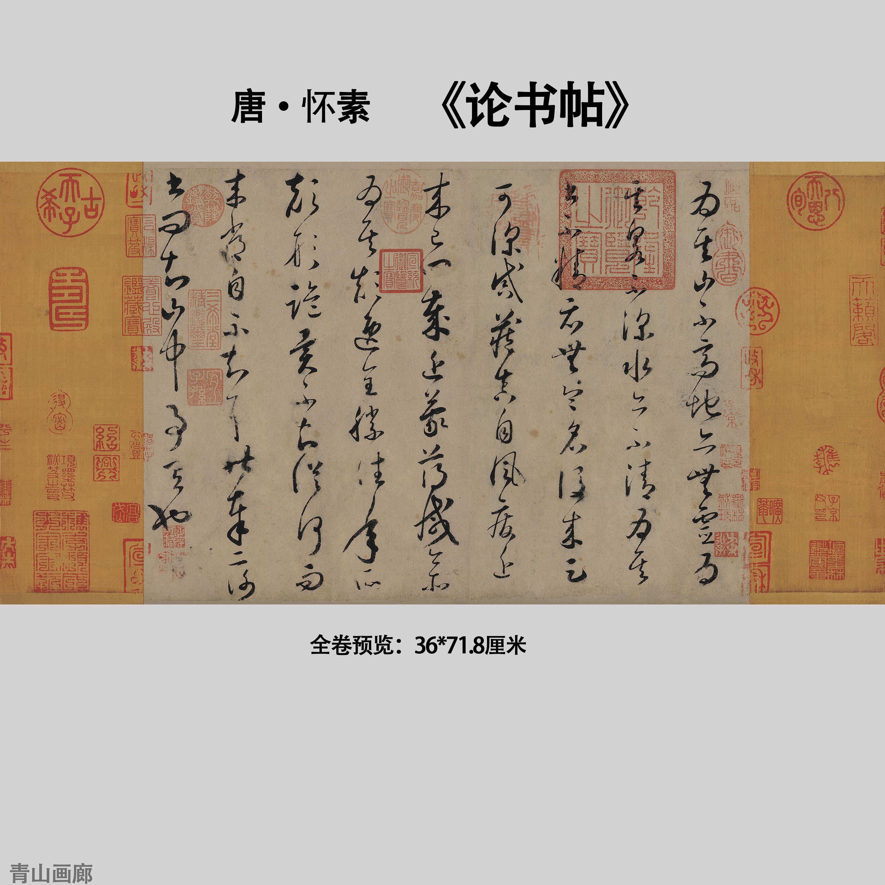 怀素书法临摹装饰画毛笔字字画