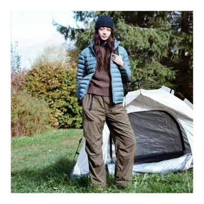 若若韩代正品直邮urbanic30冬抗风防水户外运动加厚绒冲锋休闲裤