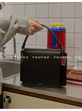 【有购买凭证】若若韩国正品代购squareline手提斜挎包小方包