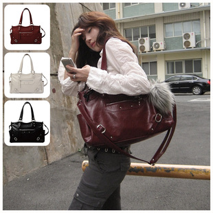 若若韩代正品直邮anoetic大容量女单肩手提斜挎包托特包通勤包ins