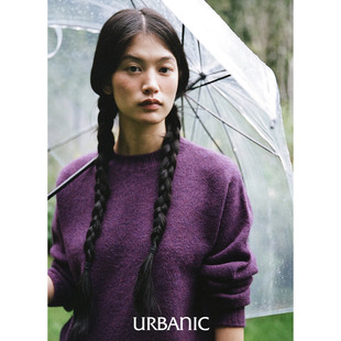 有购买凭证urbanic30 圆领毛衣针织衫纯羊毛25新款韩代正品直邮