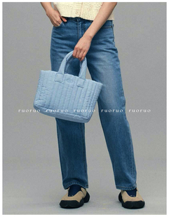 【有购买凭证】若若韩国正品代购sienne纯棉手提包托特包