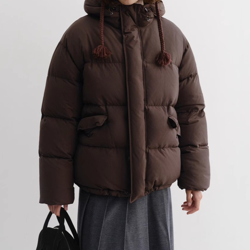 若若韩国正品代购DUNST25秋冬连帽鹅绒羽绒服短款热销热销榜女
