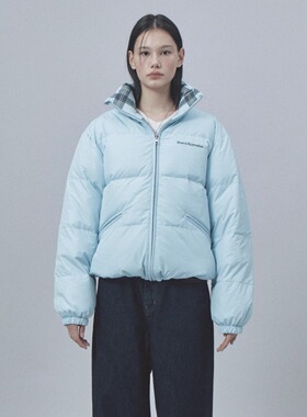 若若韩国正品代购rest andrecreation两面抽绳羽绒服短款热销