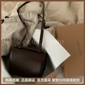 若若韩国正品 代购 TOUTYEST复古牛皮女包单肩包斜挎包小众设计师