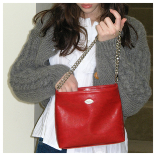 【有购买凭证】若若韩国正品代购somewherebutter链条单肩手提包