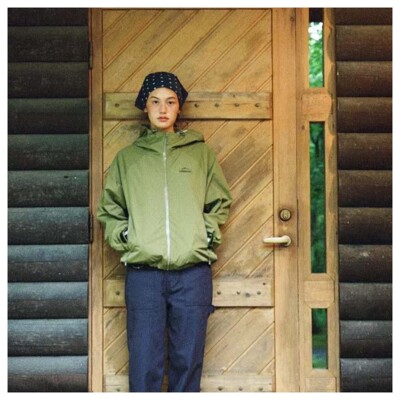 若若韩代正品直邮urbanic30runleaf连帽防风衣外套上衣露营户外女