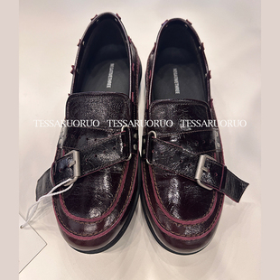 TESSA若若韩国正品代购negativethree25新款单鞋豆豆乐福鞋ins