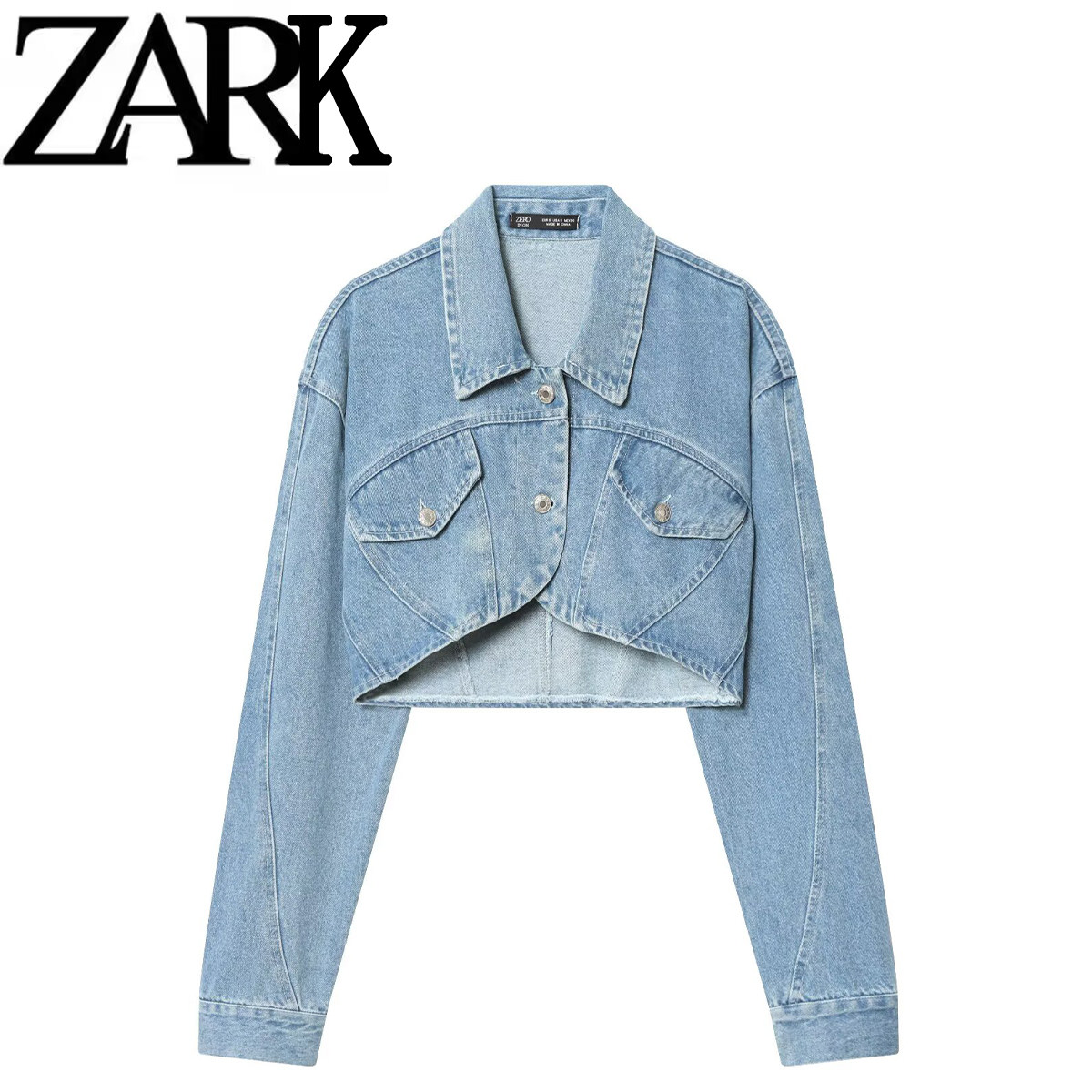 ZARK 欧美风 女装 春季新款 时尚气质短款牛仔夹克外套 6688024,女装/女士精品,短外套,淘宝优惠券,粉丝福利购,淘宝优惠卷