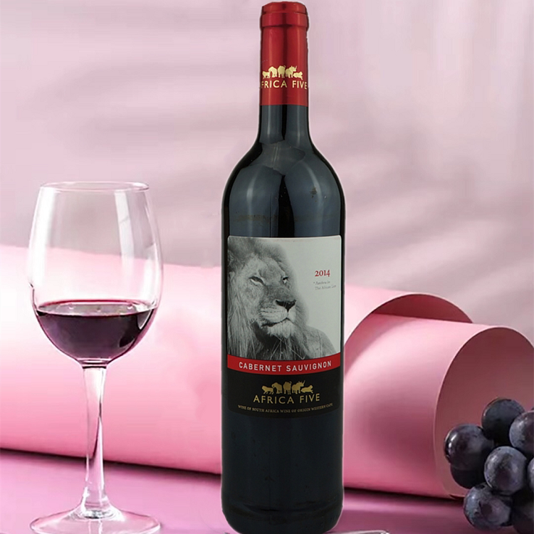 南非红酒原瓶进口正品非洲五兽赤霞珠干红晚安酒女士养颜红葡萄酒