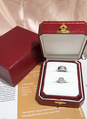 豪华结婚对戒仿真钻戒一对婚戒婚礼仪式现场用替代道具戒指情侣款