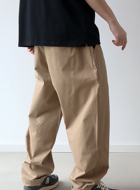 Sigbreak日系复古锥形CHINO工装裤男宽松廓形斜纹百搭潮休闲长裤