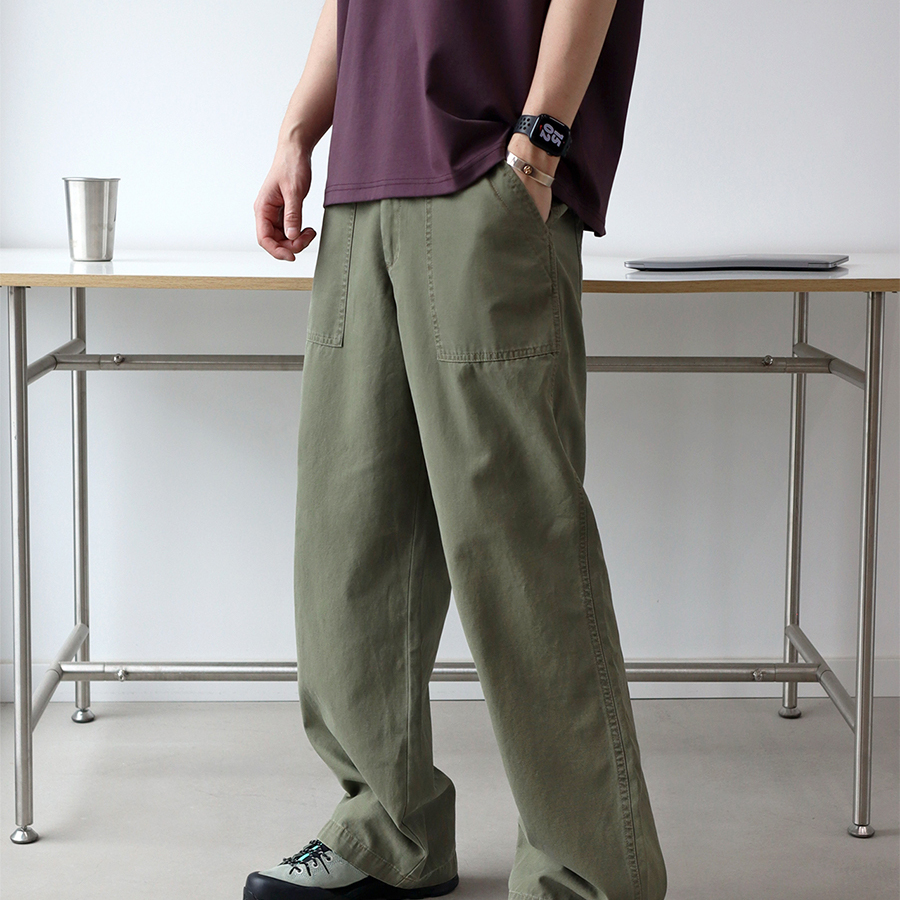 Sigbreak春夏日系复古通勤工装裤