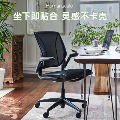Humanscale优门设WorldOne人体工学座椅家用办公久坐电脑学习椅子