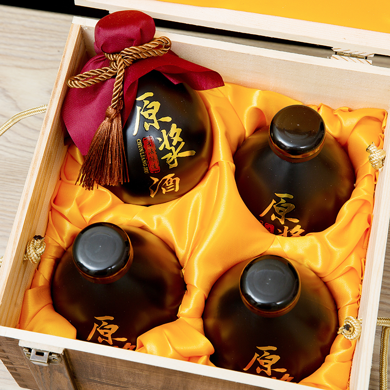 白酒瓶包装木盒一斤通用密封