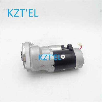 洋马柴油机起动机 129136-77011 12v 15T 2 启动马达 挖掘机配件