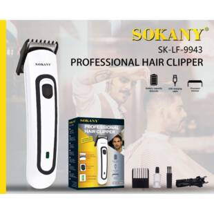 跨境出口SOKANY9943理发剪家用便携可充电理发器通用hair clipper