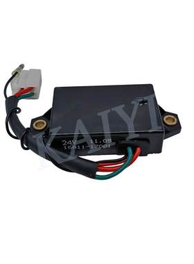 挖掘机配件CATE307B/E307时间继电器油门继电器16A11-17001白色