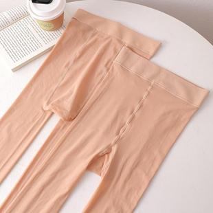 袜 袜裸感肤色裤 2双春秋薄款 光腿超自然神器女肉色钢丝袜防勾丝裤