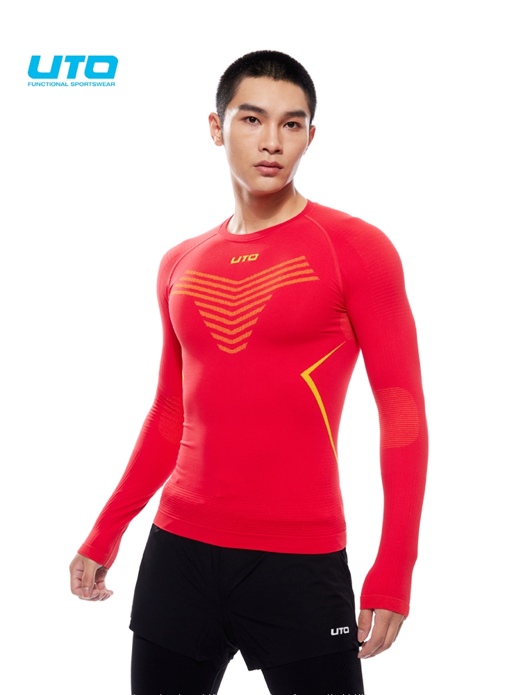 uto保暖速干衣压缩衣上衣长袖