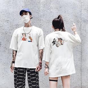 七龙珠布鲁玛 T恤潮版 悟空怀旧漫画情侣纯棉T 短袖 shrit长袖 CLFC