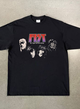 CLFC 北斗神拳四子Fist Of The North Star动漫热血复古长短袖T恤