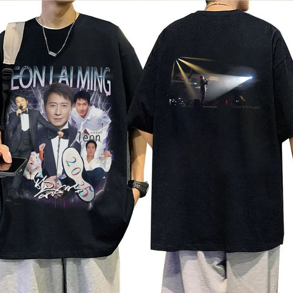 CLFC原创黎明LEON 2025演唱会周边长短袖T恤衣服男女复古嘻哈宽松