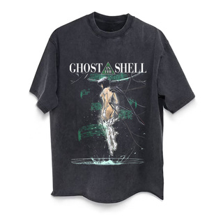 CLFC攻壳机动队Ghost in the Shell动漫联名做旧长短袖T水洗复古