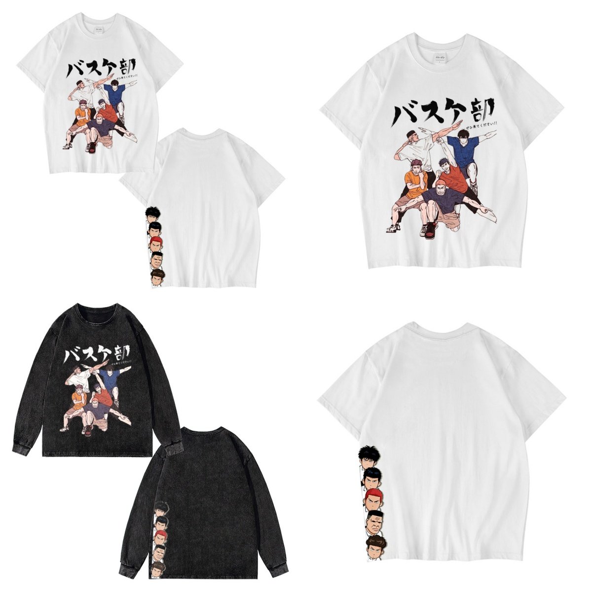 CLFC 灌篮高手五虎樱木花道流川枫三井寿良田动漫湘北长袖短袖T恤