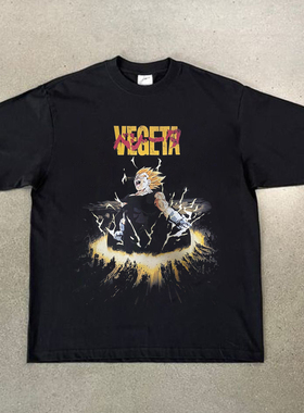 CLFC贝吉塔VEGETA Rare AKIRA Homage纯棉复古宽松做旧长袖短袖T