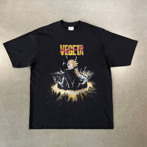 CLFC贝吉塔VEGETA Rare AKIRA Homage纯棉复古宽松做旧长袖短袖T