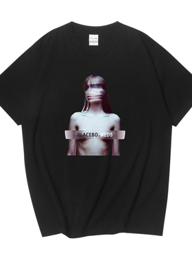 摇滚周边 Placebo安慰剂乐队  Meds T Shirt 纯棉短袖男女情侣T恤