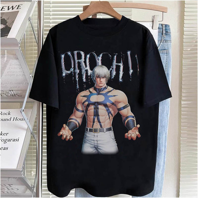 CLFC拳皇King of Fighters 大蛇Orochi小领口直喷短袖定制客制T恤