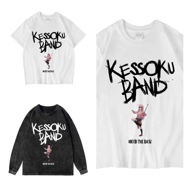 CLFC MY CHEMICAL ROMANCE联名Kessoku Band孤独摇滚美式长短袖T