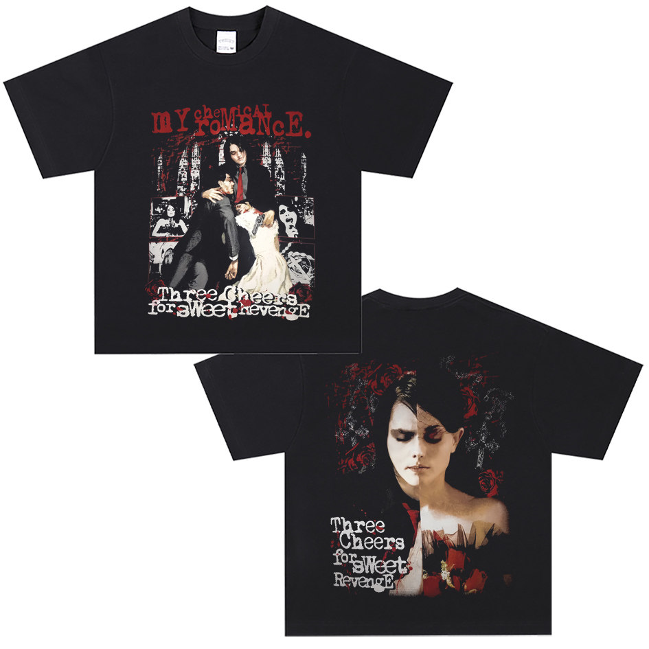 CLFC My Chemical Romance我的化学浪漫乐队vintage古着长袖短袖T