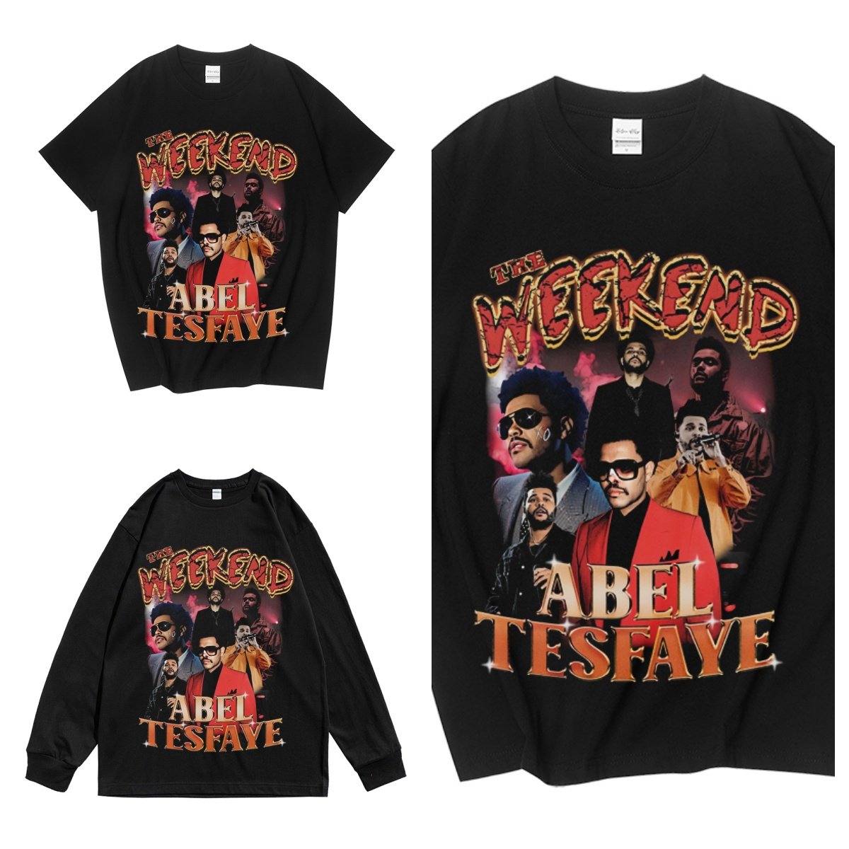 CLFC  The weekend威肯盆栽哥HIPHOP短袖T嘻哈长袖T恤说唱饶舌Tee