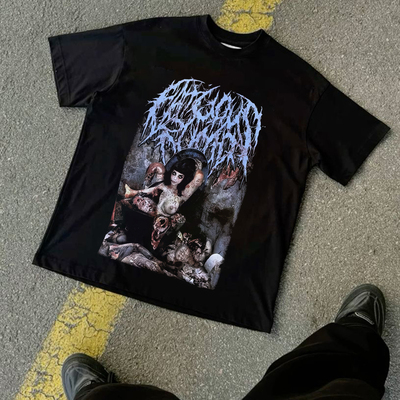 CLFC Fatuous Rump LS t shirt死亡金属暗黑美潮复古长袖短袖T恤