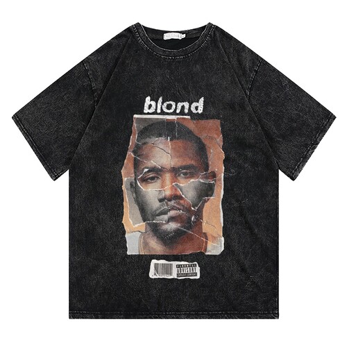 小领口短袖T嘻哈RAPFrankOcean