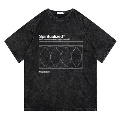 CLFC Spiritualized Psychedelic迷幻摇滚长袖短袖水洗T恤T-Shirt