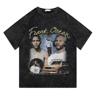 CLFC 弗兰克奥申frank ocean T恤嘻哈街头饶舌宽松短袖tee长袖T恤