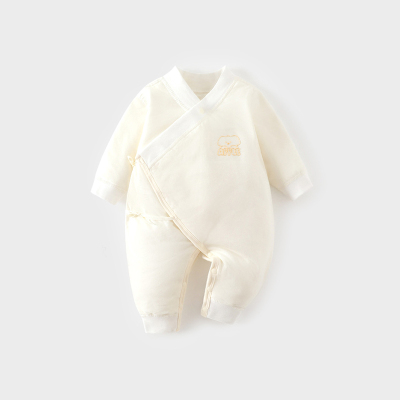 新生婴儿夹棉连体衣40g蝴蝶衣