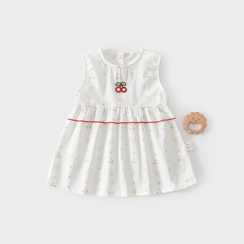 婴儿连衣裙夏季薄款甜美风纯棉衣服0-1岁宝宝裙子A字裙婴儿夏装