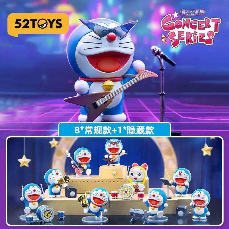 正版52TOYS哆啦A梦音乐会系列盲盒手办潮玩具周边摆件生日礼物