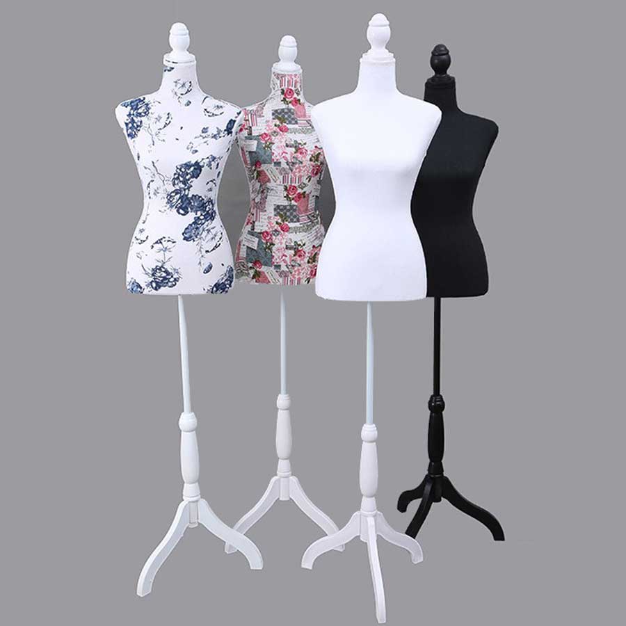 韩版新款扁身模特展示架女装扁平胸半身橱窗衣服装店专用假人道具