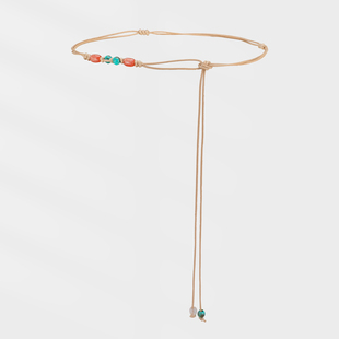 百搭皮带 腰链2025新款 腰带配饰女高级感腰绳装 饰配连衣裙子新中式