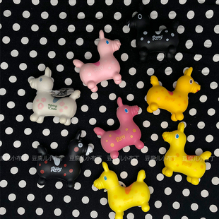 【豆腐儿小布丁】胶皮 跳跳马 rody  跳跳马 洛迪 摆件  彩色小马