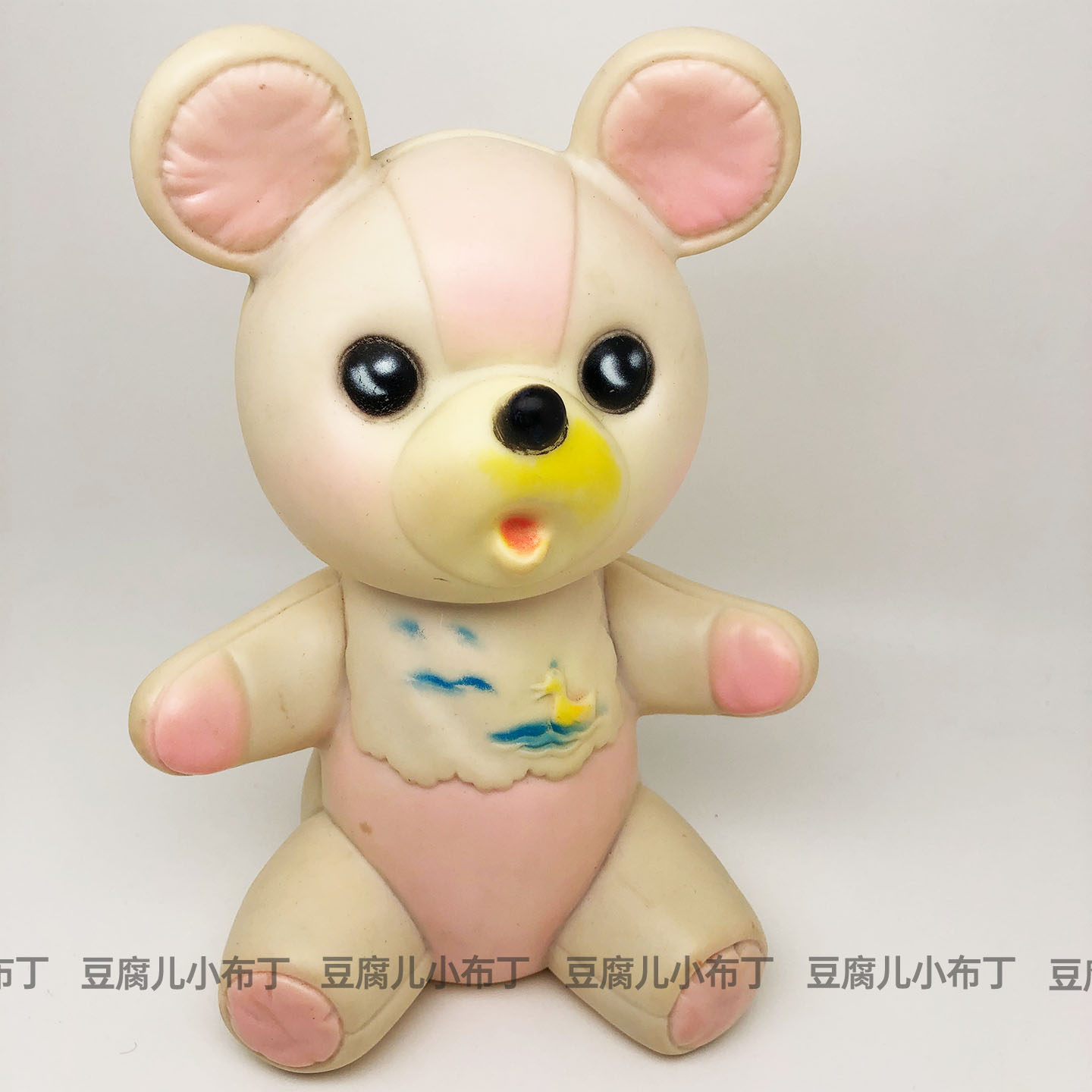 【豆腐儿小布丁】现货 古董胶皮老玩具 老胶皮 摆件 古董娃娃