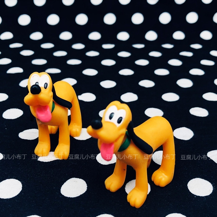 【豆腐儿小布丁】迪士尼 布鲁托 小狗 大黄狗  摆件 手办玩具